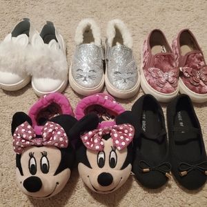 5 pairs toddler girl shoe bundle